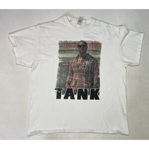 Tank Graphic T-shirt Women XL White Short Sleeve Music